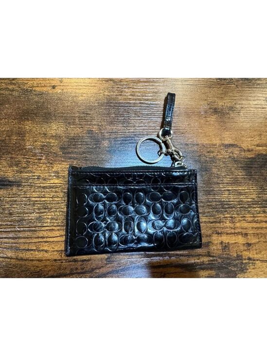 Coach Handbags - Coach Signature Embossed Patent Leather Mini Skinny